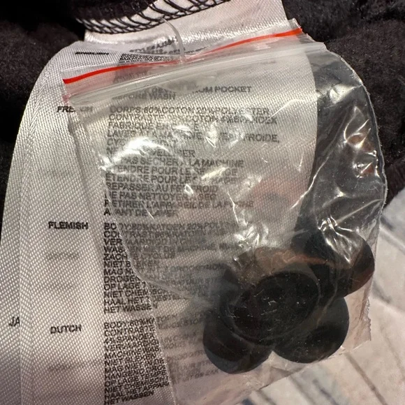 Hoodiebuddie Charcoal Zip-Up Hoodie with Earbuds - Picture 6 of 9